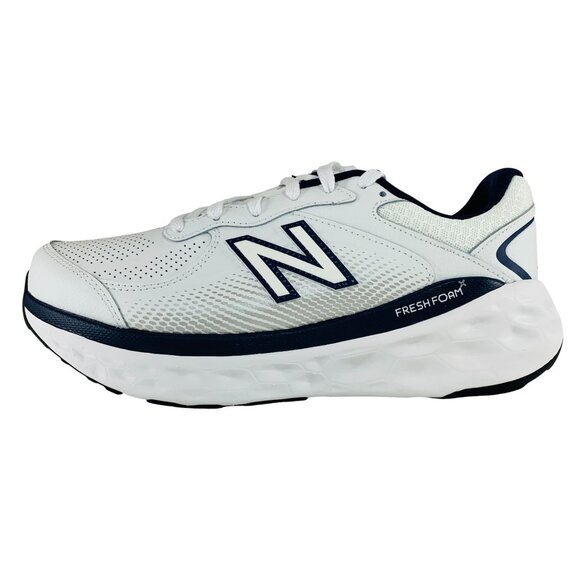 New Balance Fresh Foam X 840F White Navy Men's Wide 2E Running Shoes MW840FW1 - Picture 1 of 10